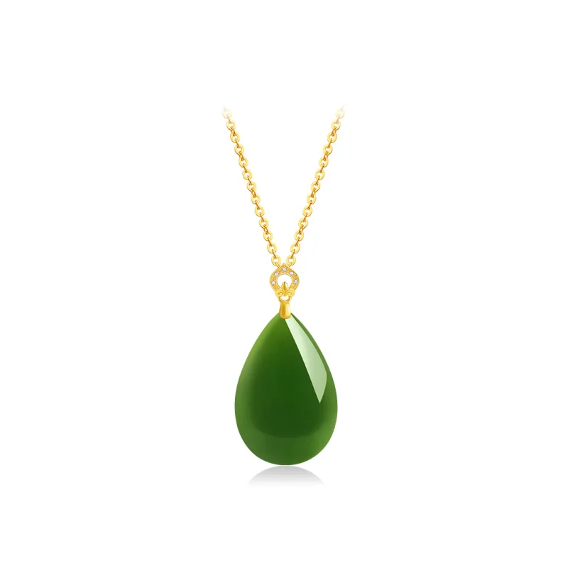 YINXIANGMOU Hetian Jade Necklaces Jasper Women's-0