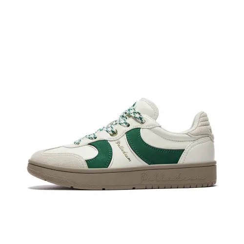 Palladium German Army Trainers Wear-Resistant Slip-Resistant Low-Top Skateboard Shoes Women's Green