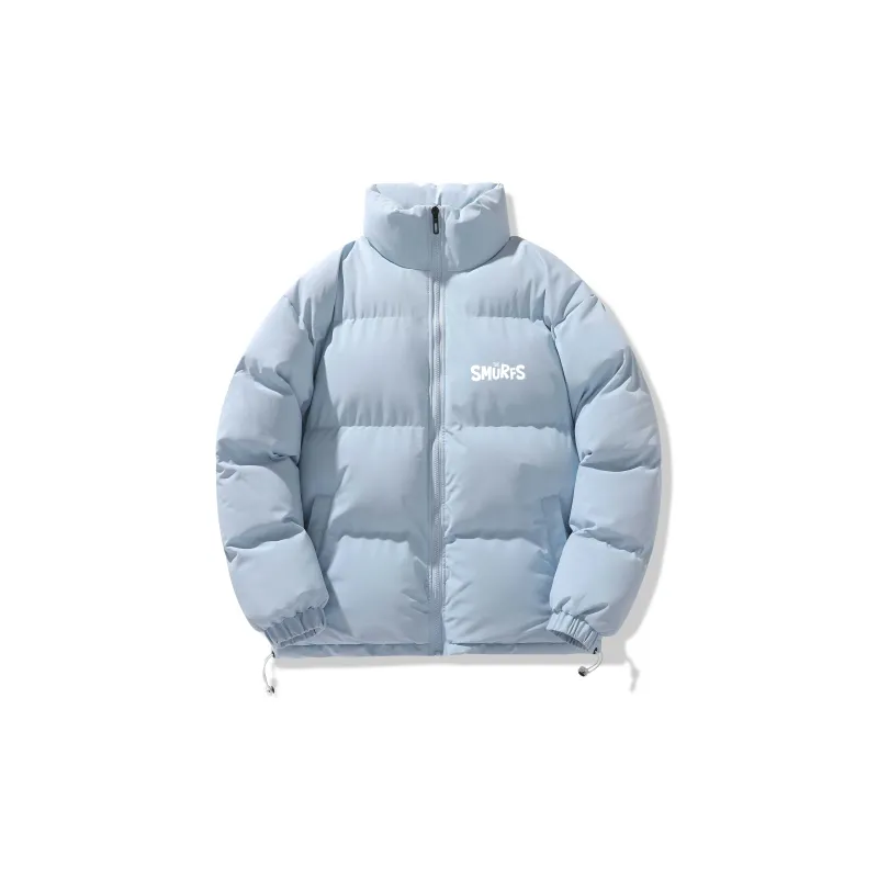 The Smurfs Puffer Jacket Unisex Black-11