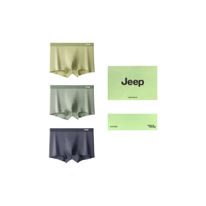 Jeep Underpants Men's 3 Pack Gift Box Sets-7