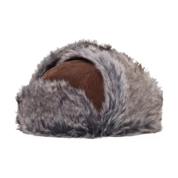 New Era Corduroy Trapper Hats Unisex Brown