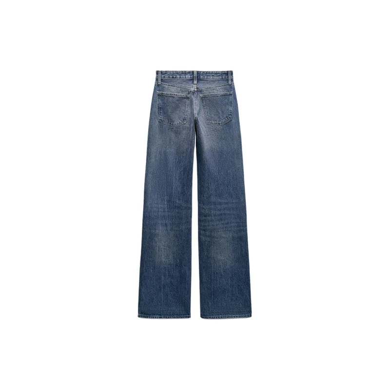 ZARA Trf Jeans Women's Marine Blue-1