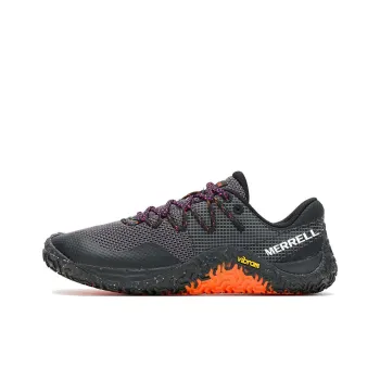 MERRELL Trail Glove 7 Shock Absorbers With Slip Resistant Features Low Top Running Shoes Women's Black