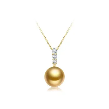 ANGEPERLE Saltwater Pearl Necklaces Women's