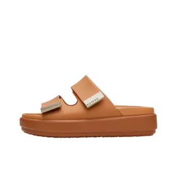 Crocs Slip Resistant Slide Slippers Women's Brown