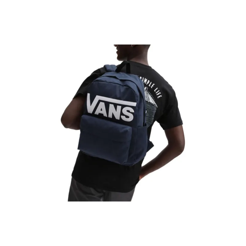 Vans Polyester Backpack Regular Men's Blue-4