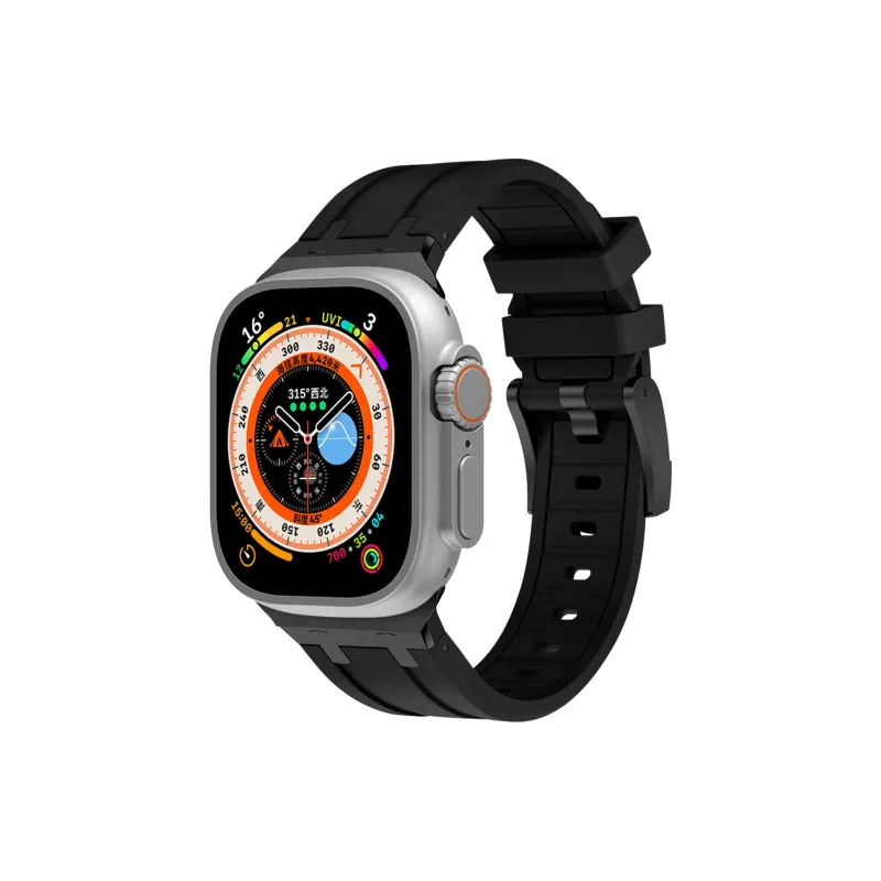 ZHENGGUANG Watch Band Apple Compatibility Silicone Material-6