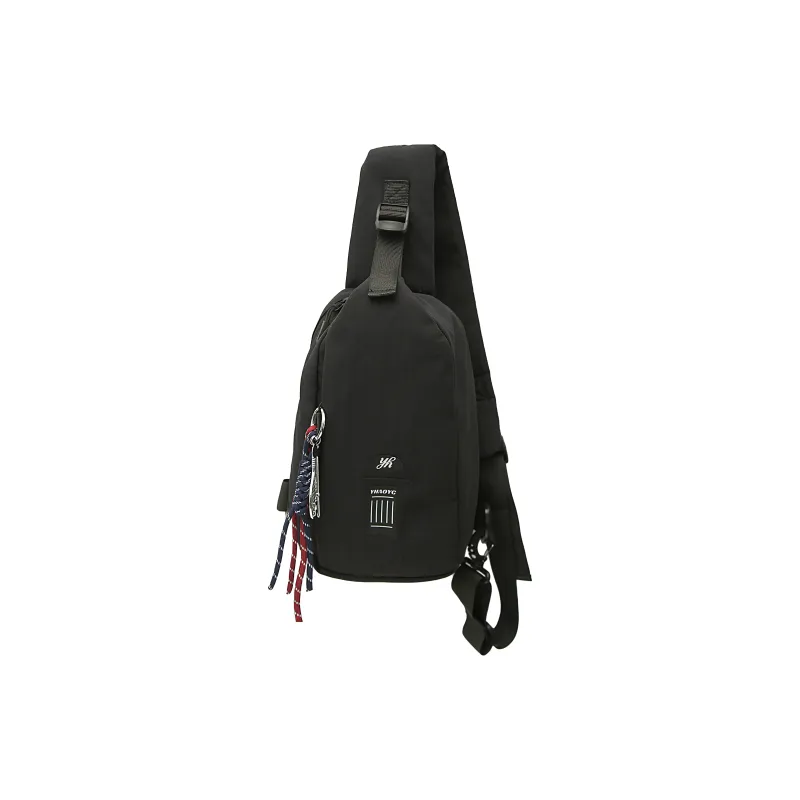 LUVISTRUE Nylon Sling Bag Regular Unisex Ecru Black/Pink/Red/Light Blue-2