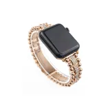 Double Row Rhinestone-Embellished Strap, Gold