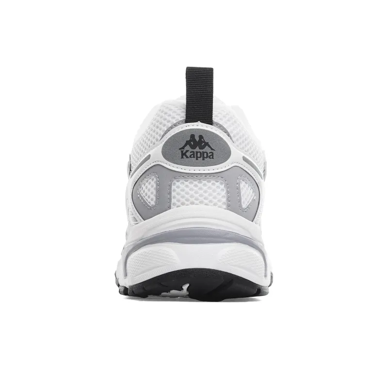 Kappa Warm Wear Resistant Slip Resistant Low Top Casual Running Shoes Unisex White Gray-5