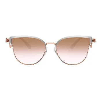 Lao Feng Xiang Alloy Oval Sunglasses Women's