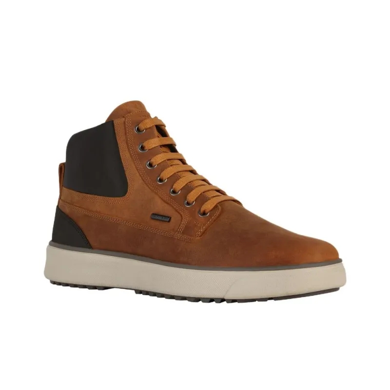 GEOX Cervino Ab Anti-Slip Wear-Resistant High-Top Casual Shoes Men's Brown-1