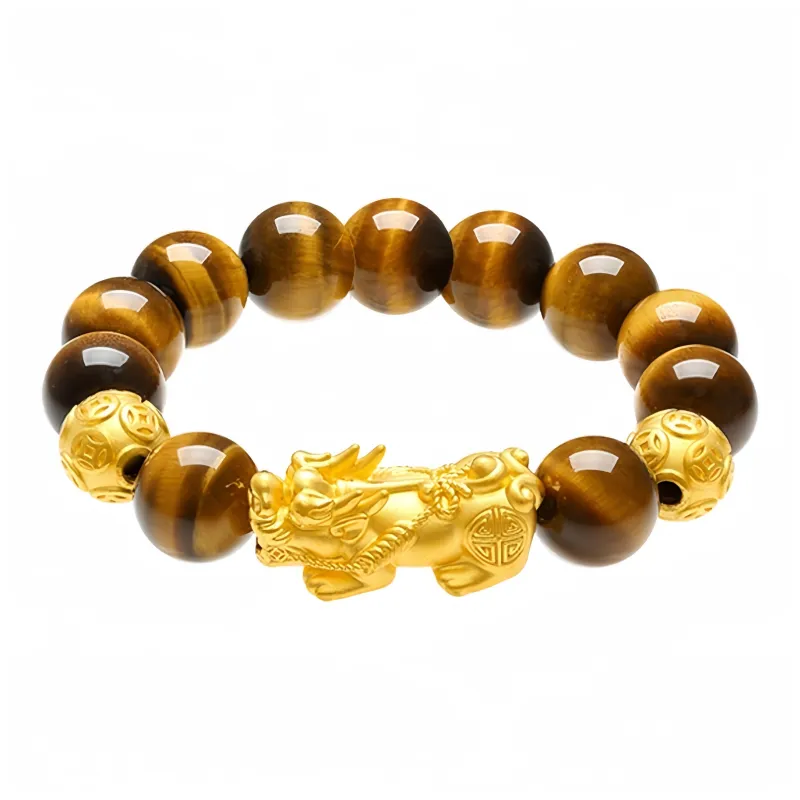 Fengyun Pavilion Tiger's Eye Stone Bracelets Unisex-4