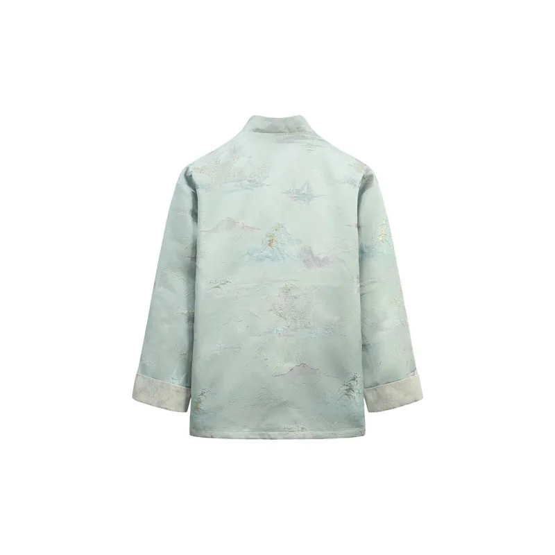XUANSHENG Jackets Coats Men's Landscape Painting-1