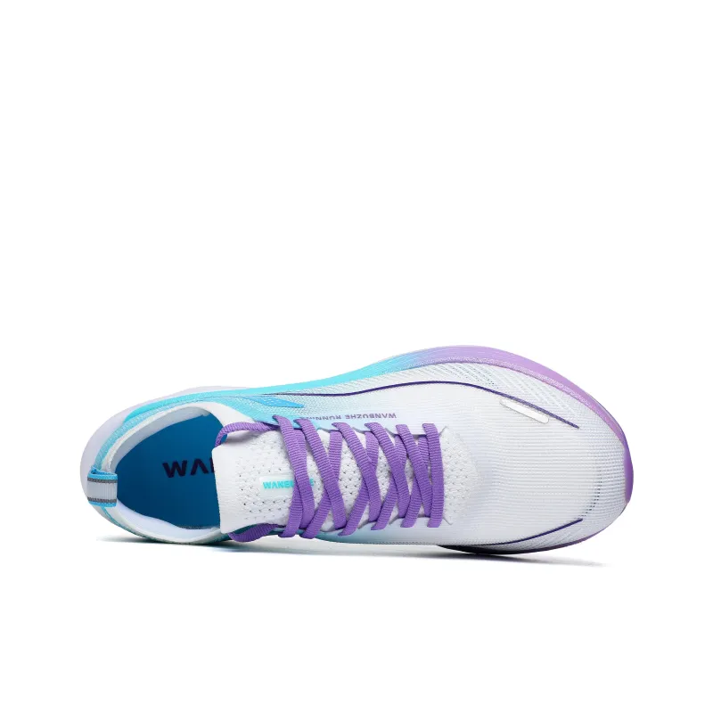 WANBUZHE Running Shoes Unisex Low Top White, Blue, Purple-3