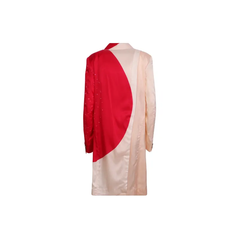ISSEY MIYAKE Abstract-Printed Buttoned Tailored Blazer-1
