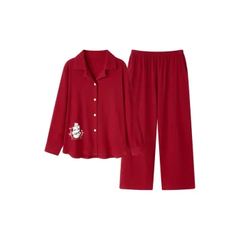 DanceBees Pajama Set Women's Red
