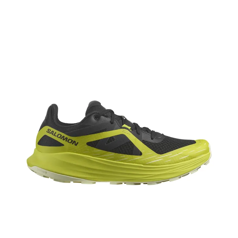 SALOMON ULTRA FLOW Anti-Slip Wear-Resistant Low-Top Trail Running Running Shoes Men's Black Green-1