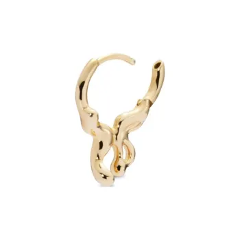 Maria Black 14kt Gold Papillon Huggie Earring