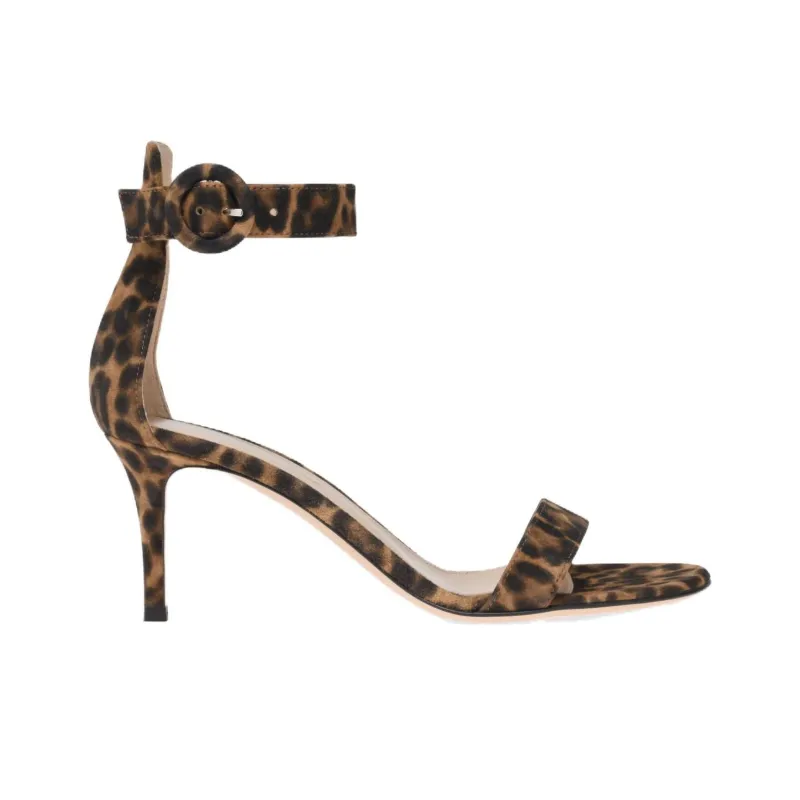 GIANVITO ROSSI Holly 120mm Leopard-print Sandals-1