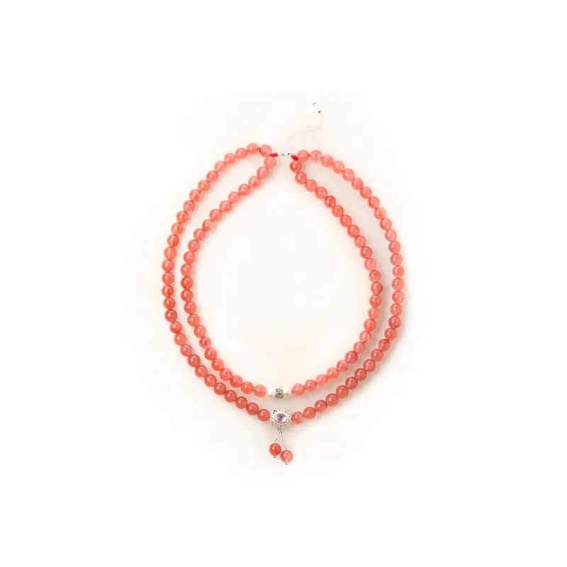 Honglangji Southern Red Agate Necklaces Women's-0