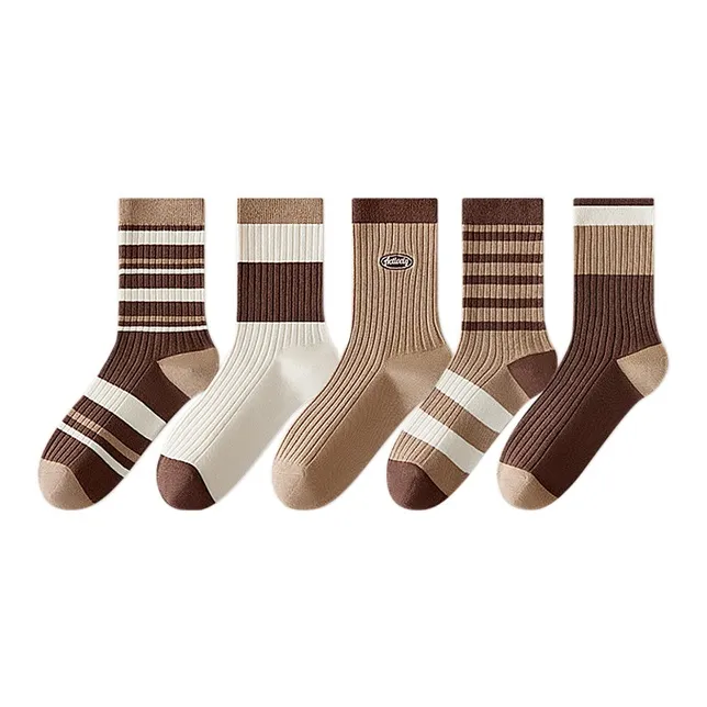 PLANDOO Mid-Calf Socks Women's 5 Pack-1