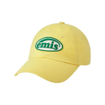 Emis Cotton Baseball Caps Unisex Yellow