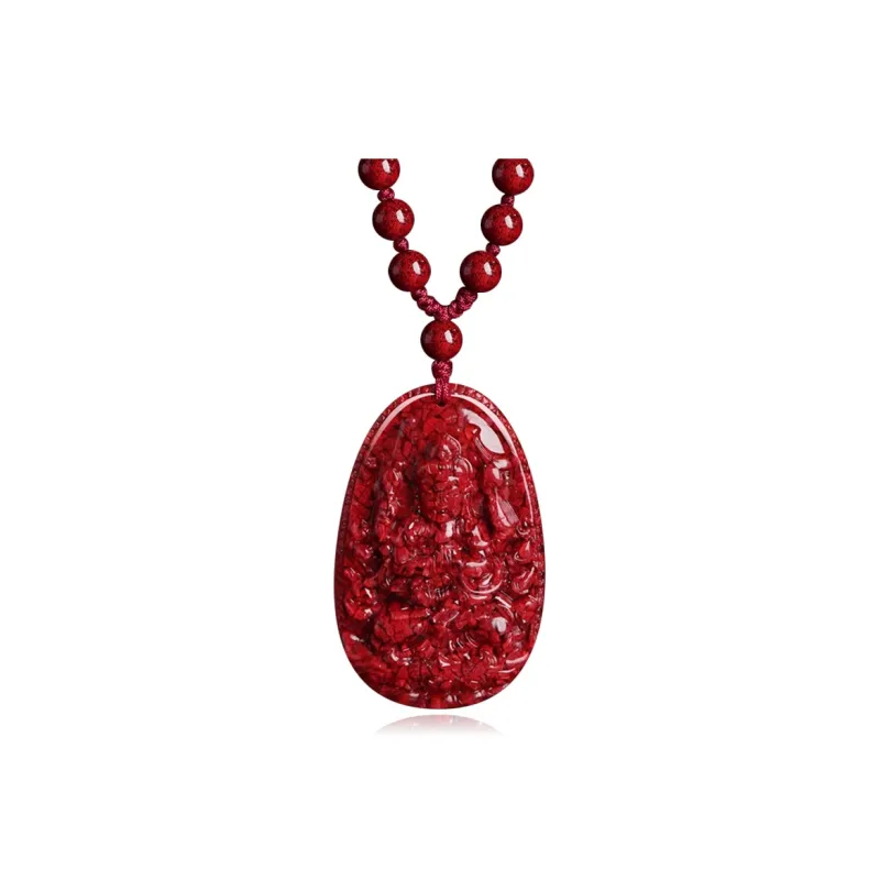 EADDA JEWELRY Cinnabar Necklaces Unisex-17