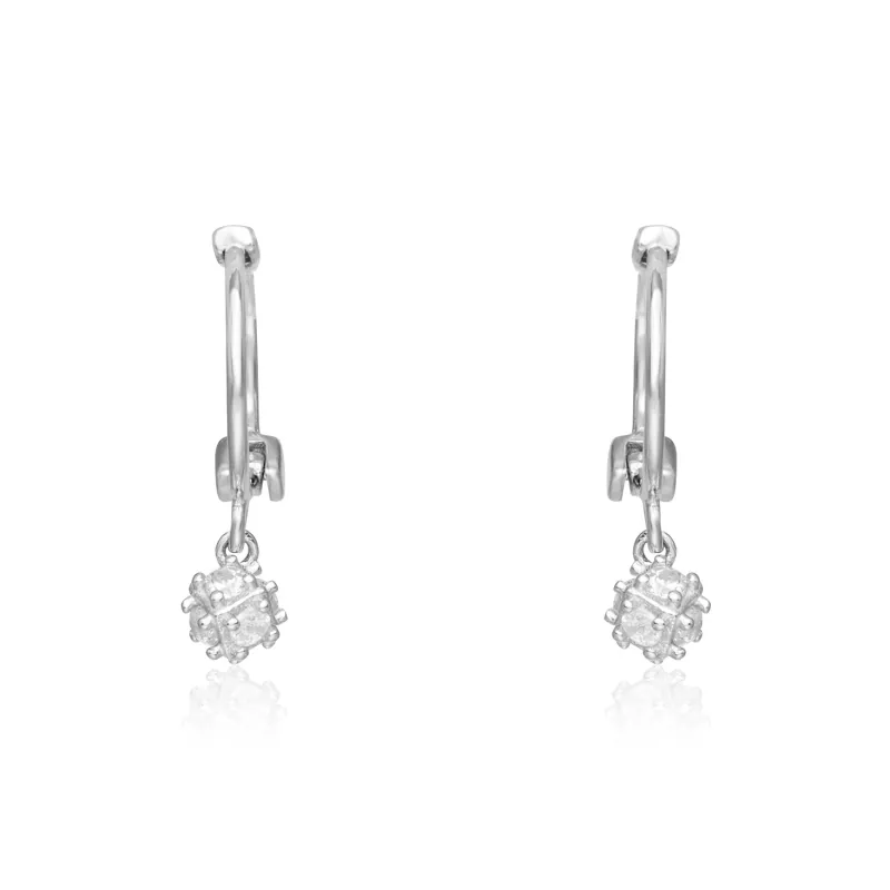 Anxious S925 Silver Earrings Women's-0