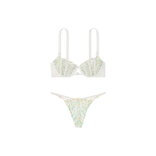 Victoria's Secret Underwear Set Women's White Embroidery