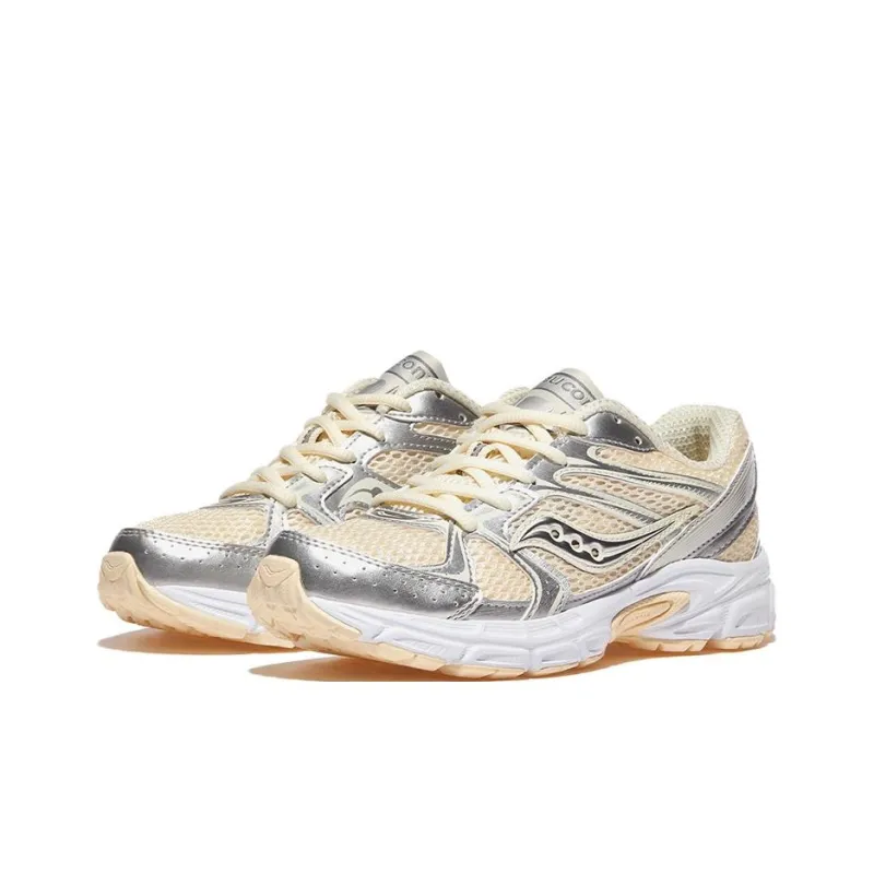 Saucony Ride Millennium Cream Silver Women's-1