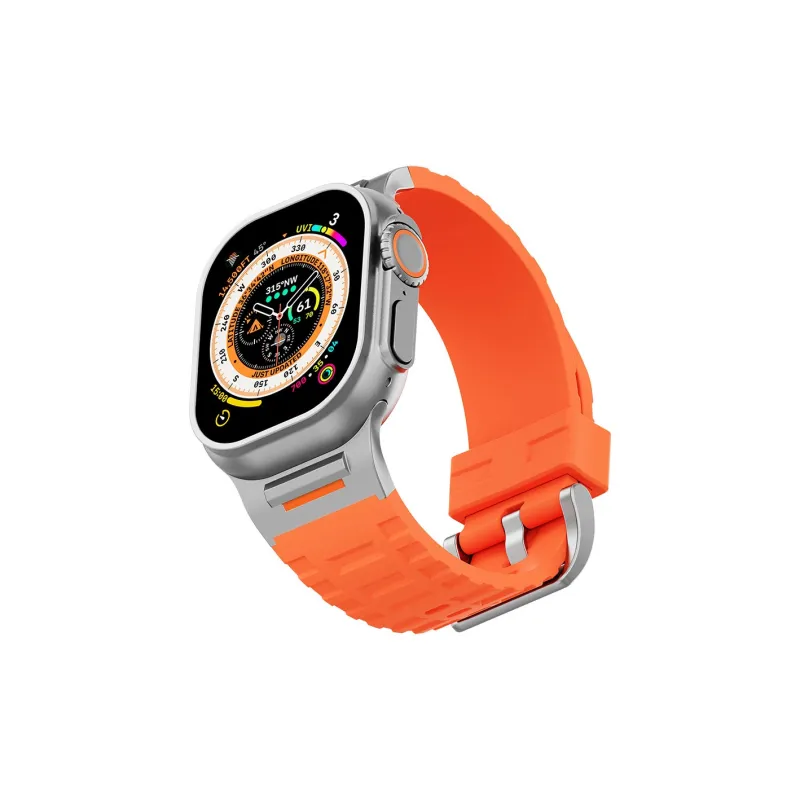 NCFCK Apple Compatibility Watch Band Rubber Material-3