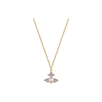 Vivienne Westwood Glass Necklaces Women's Gold