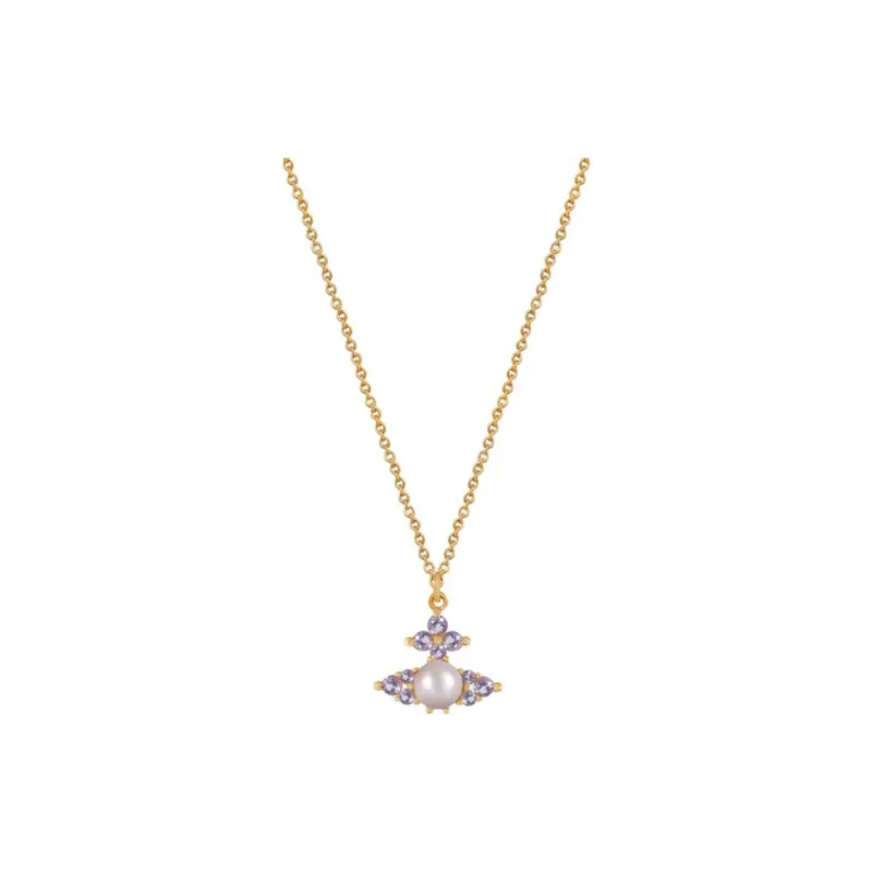 Vivienne Westwood Glass Necklaces Women's Gold-0
