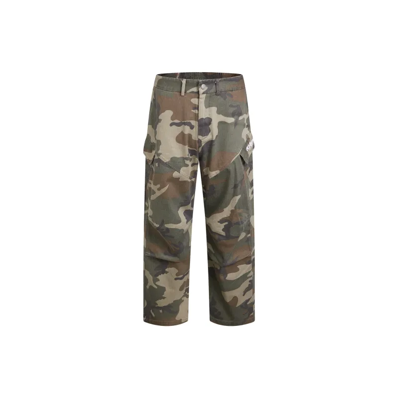 404MOB GANG Casual Pants Unisex Camouflage-1