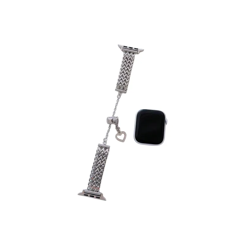 Bevichi Watch Band Apple Compatibility Metal-0