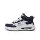 White Dark Blue-Fleece-Lined