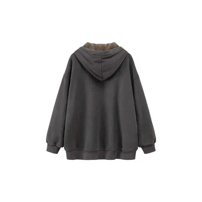 CHUU Cropped Coat Women's Carbon Gray-1