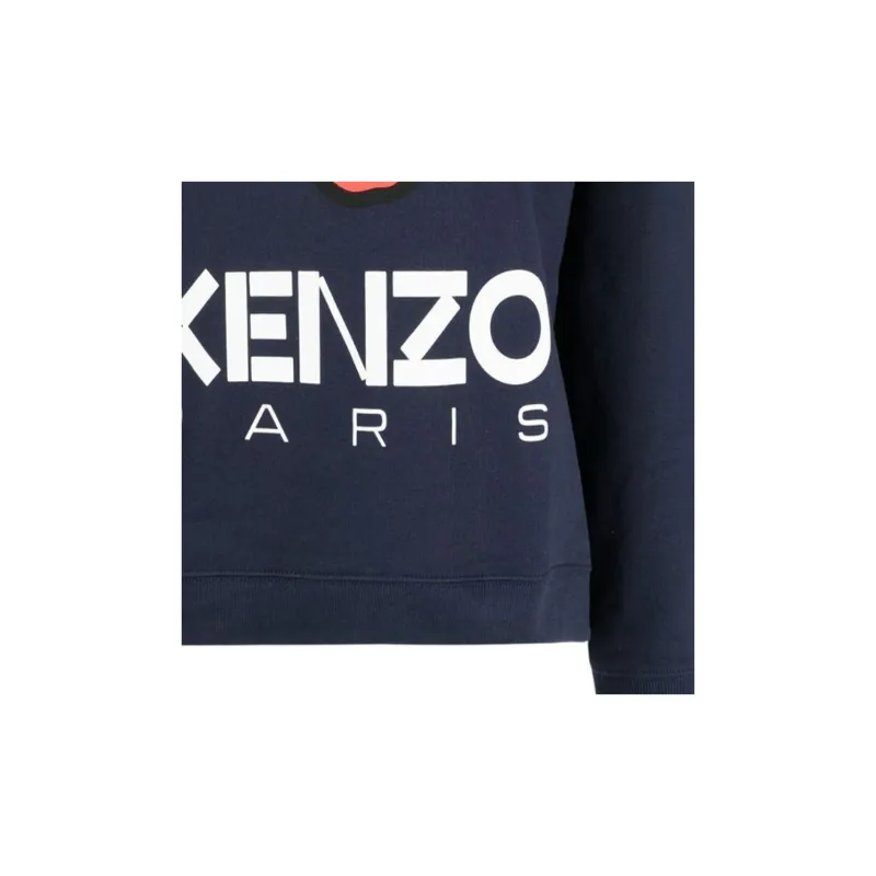KENZO Logo Printed Crewneck Sweatshirt-10