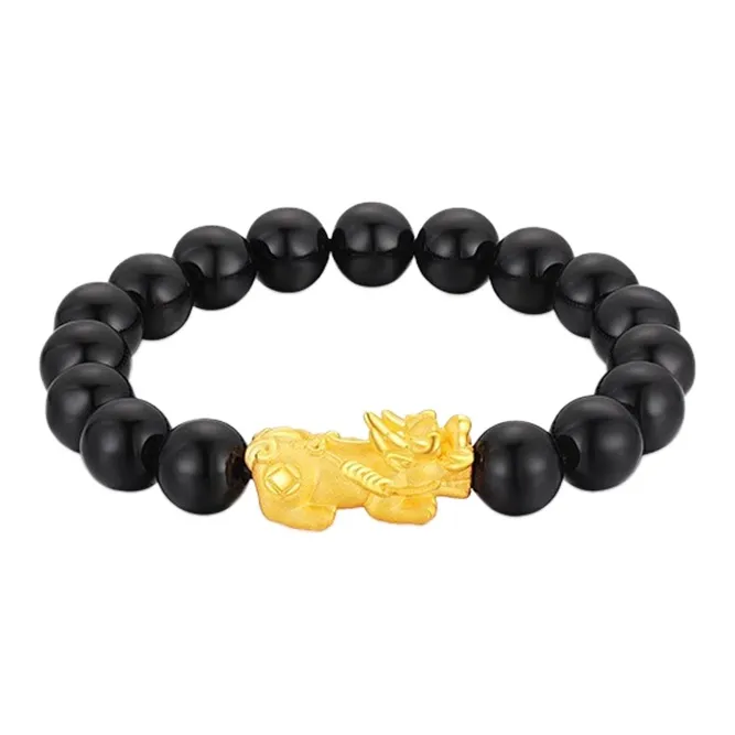 HAPPY BEAN Gold Bracelet Unisex-0