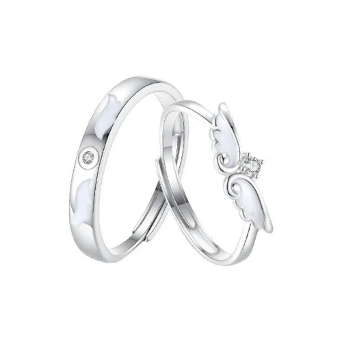 YINGNIXINDONG S999 Fine Silver Rings Womens