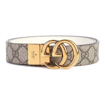 GUCCI Gg Supreme Canvas Reversible Belt