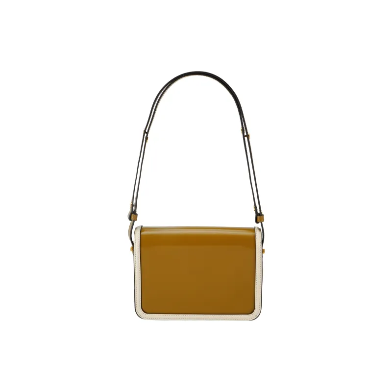 TORY BURCH Calfskin Crossbody Bags Shoulder Bags Women's Brown Yellow-2