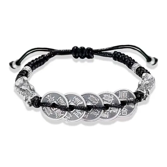CUTE DAME S999 Pure Silver Bracelets Unisex Silver-0