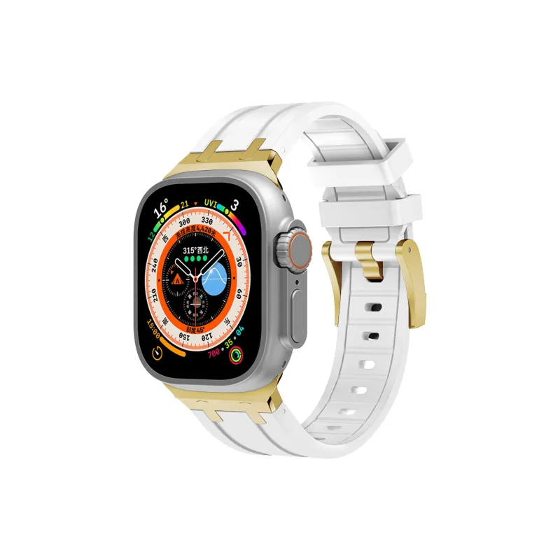 ZHENGGUANG Watch Band Apple Compatibility Silicone Material-15