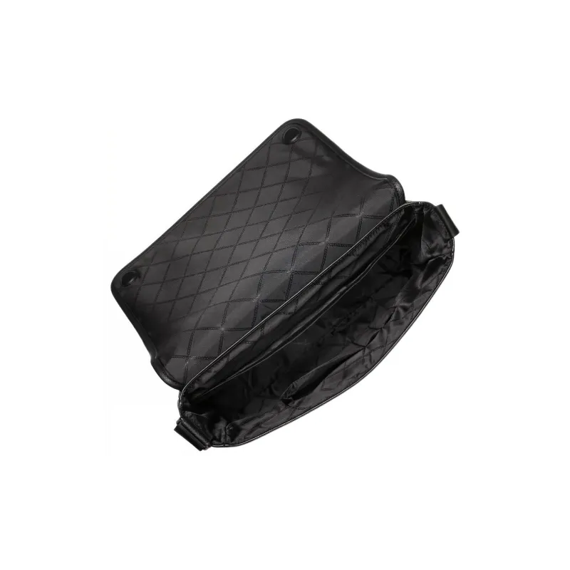 MICHAEL KORS Artificial Leather Messenger Bag, Shoulder Bag, Crossbody Bag Men's Black-2