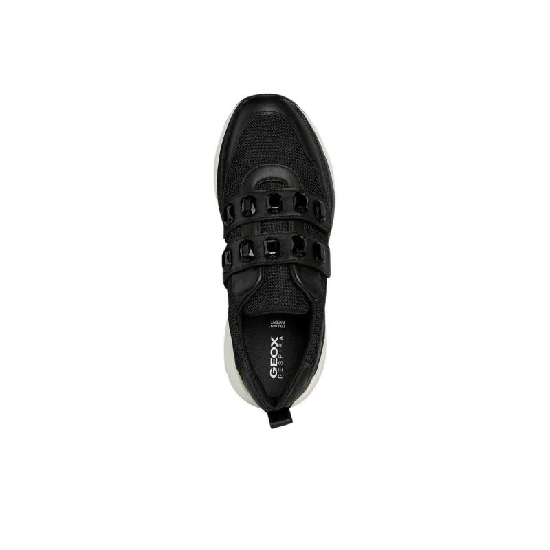 GEOX Diamanta Low-Top Casual Shoes Women's Black-4