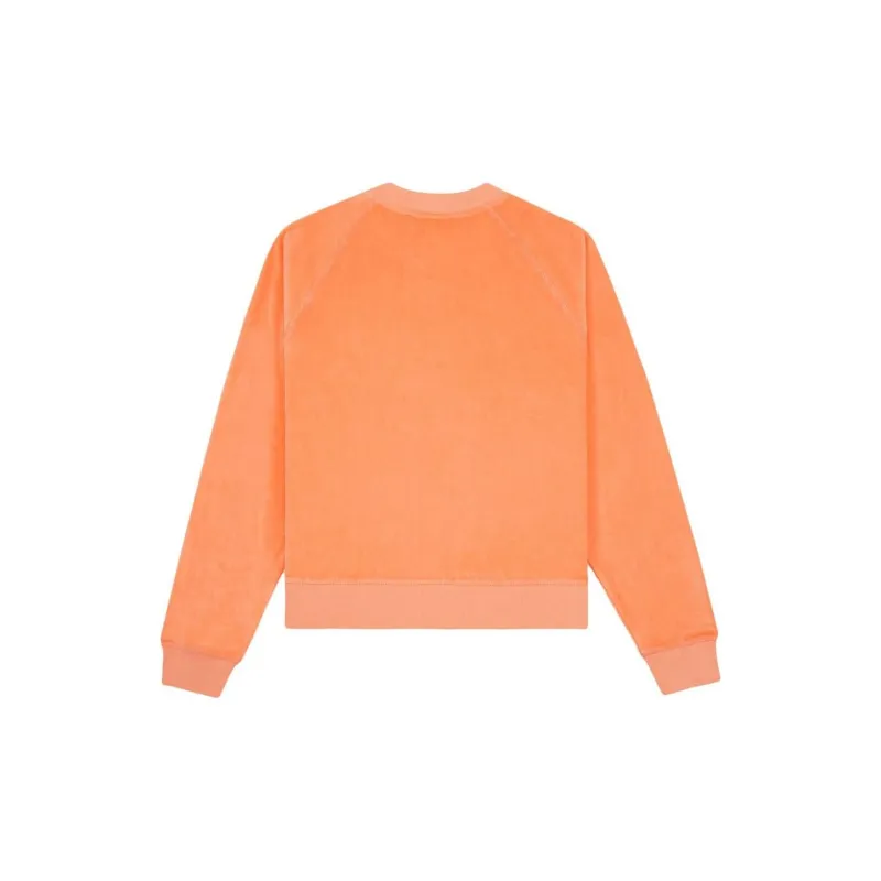 SPORTY & RICH Italic Logo Cotton Sweatshirt-1