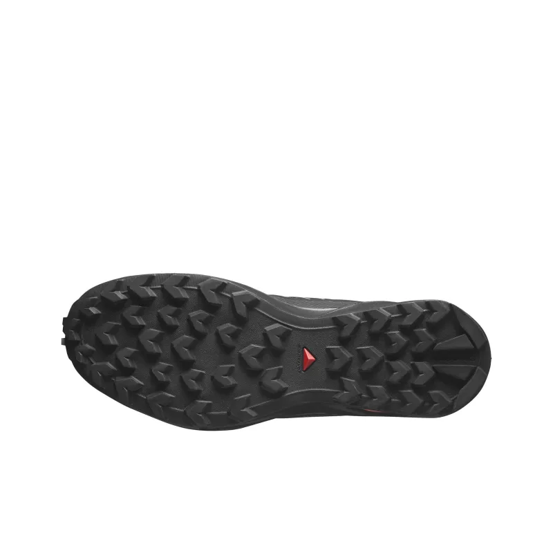 SALOMON Anti Slip Wear Resistant Low Top Running Shoes Men's Black Gray-4
