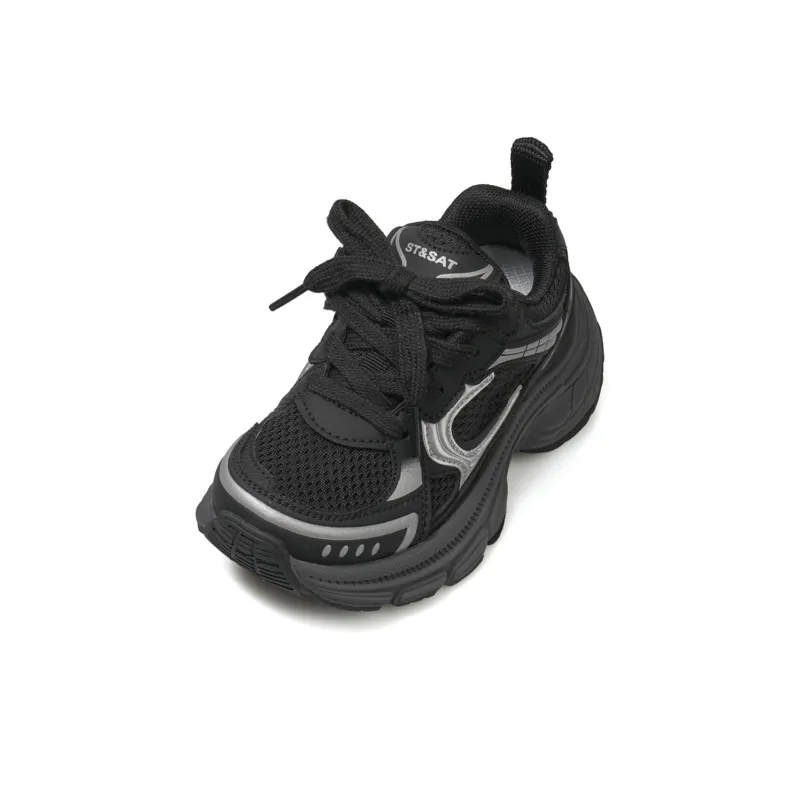 ST&SAT Slip Resistant Anti Kick Lightweight Cushioning Low Top Kids Lifestyle Shoes Kids'-17